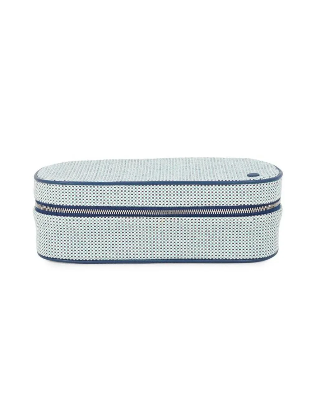 Hermes Pouch Escale Marine Silver Toile H Makeup